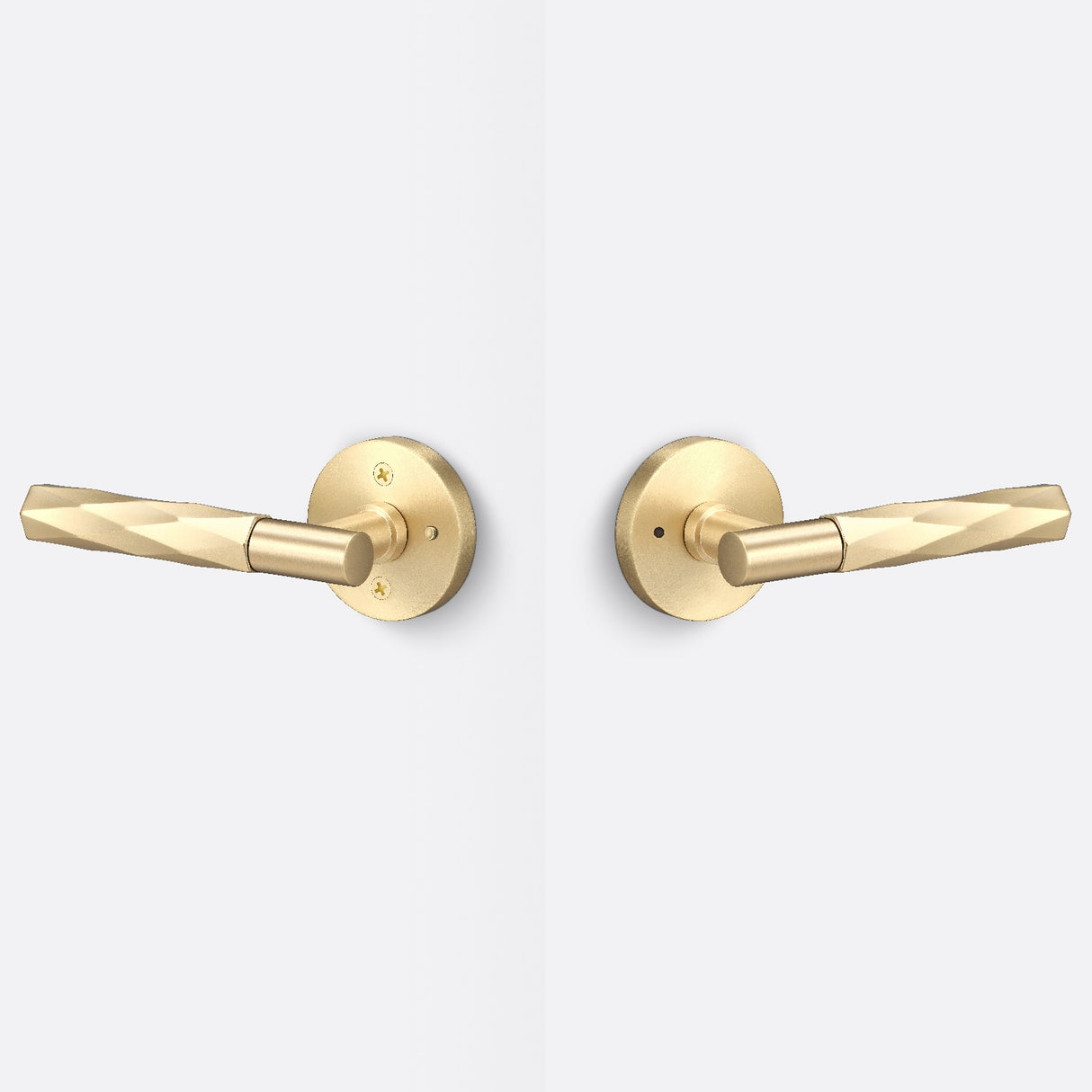 Sure-Loc AP102-RD SB GRIP-VT SB satin brass privacy door lever