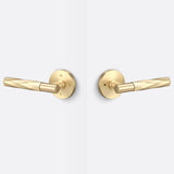 Sure-Loc AP102-RD SB GRIP-VT SB satin brass privacy door lever