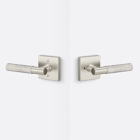 Sure-Loc AP102-SQ 15 GRIP-KN 15 satin nickel privacy door lever