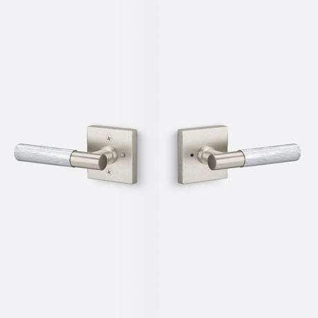 Sure-Loc AP102-SQ 15 GRIP-KN 26 satin nickel / polished chrome privacy door lever