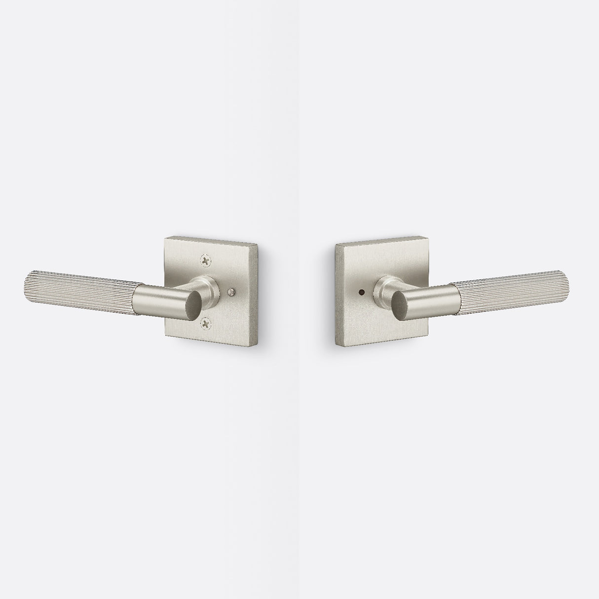 Sure-Loc AP102-SQ 15 GRIP-SKN 15 satin nickel privacy door lever