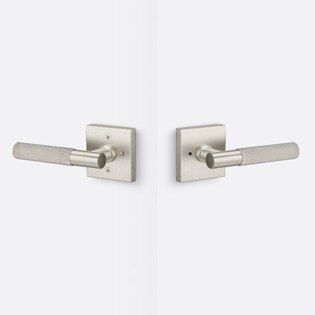 Sure-Loc AP102-SQ 15 GRIP-SKN 15 satin nickel privacy door lever