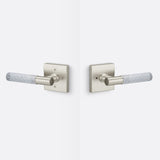 Sure-Loc AP102-SQ 15 GRIP-SKN 26 satin nickel / polished chrome privacy door lever