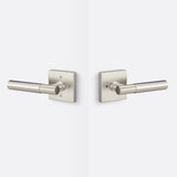 Sure-Loc AP102-SQ 15 GRIP-SM 15 satin nickel privacy door lever