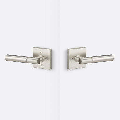 Sure-Loc AP102-SQ 15 GRIP-SM 15 satin nickel privacy door lever