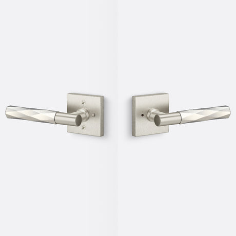Sure-Loc AP102-SQ 15 GRIP-VT 15 satin nickel privacy door lever