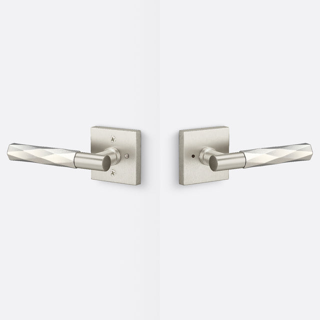Sure-Loc AP102-SQ 15 GRIP-VT 15 satin nickel privacy door lever