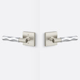 Sure-Loc AP102-SQ 15 GRIP-VT 26 satin nickel / polished chrome privacy door lever