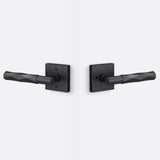 Sure-Loc AP102-SQ FBL GRIP-VT FBL flat black privacy door lever