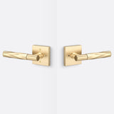 Sure-Loc AP102-SQ SB GRIP-VT SB satin brass privacy door lever
