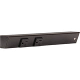 Task Lighting APT12-2B-P-BK-R black angle power strip