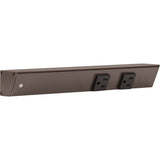 Task Lighting APT12-2B-P-BZ-L bronze angle power strip