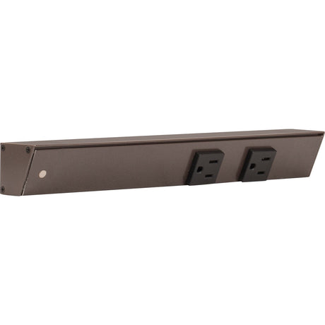 Task Lighting APT12-2B-P-BZ-L bronze angle power strip