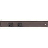 Task Lighting APT12-2B-P-BZ-R angle power strip