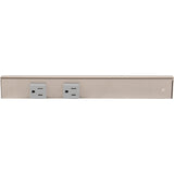 Task Lighting APT12-2G-P-SN-R angle power strip
