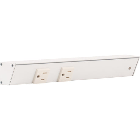 Task Lighting APT12-2W-P-WT-R white angle power strip