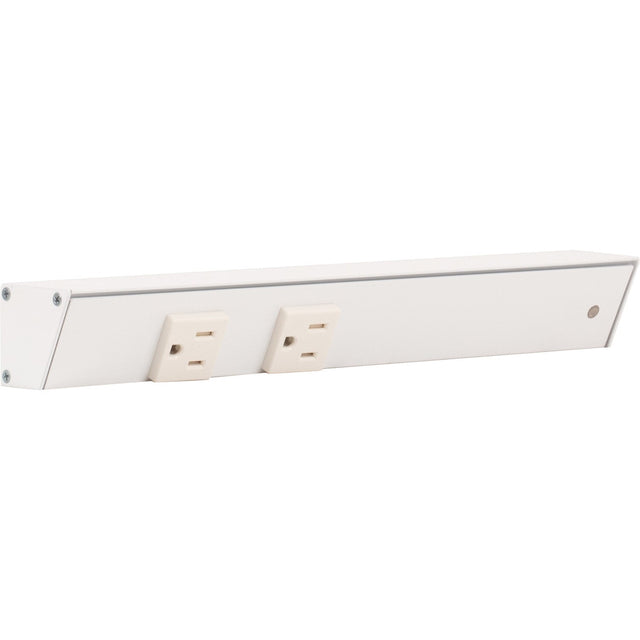 Task Lighting APT12-2W-P-WT-R white angle power strip