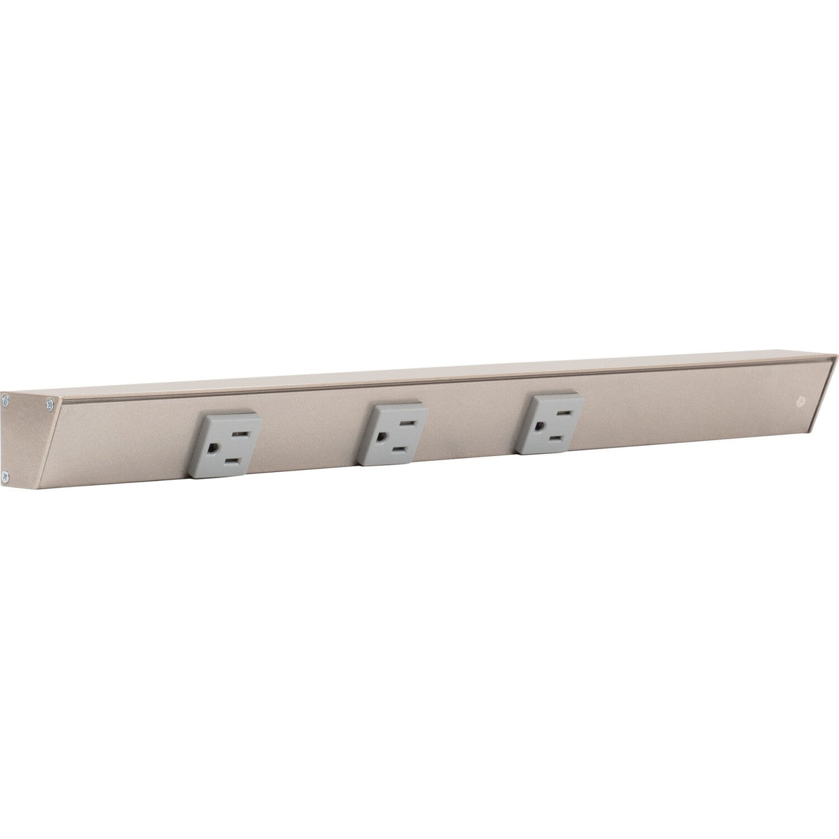 Task Lighting APT18-3G-P-SN-R satin nickel angle power strip