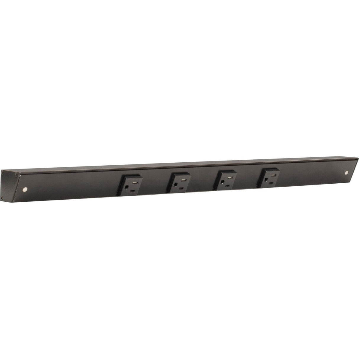 Task Lighting APT24-4B-P-BK black angle power strip