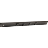 Task Lighting APT24-4B-P-BK black angle power strip