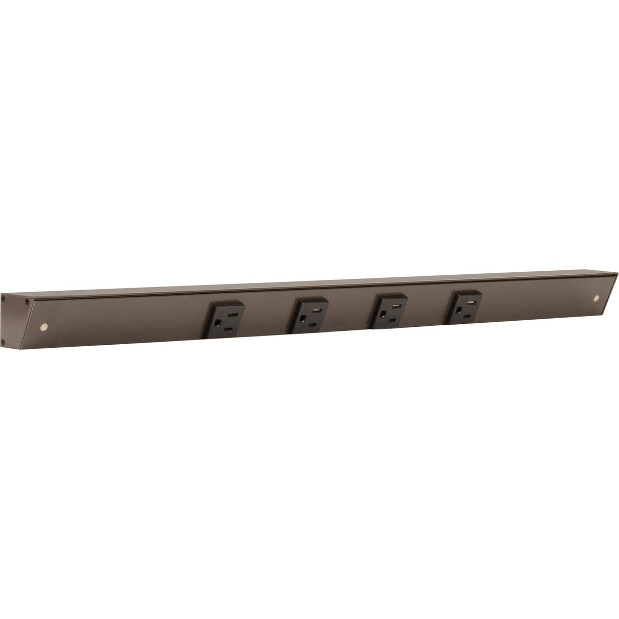 Task Lighting APT24-4B-P-BZ 24" Bronze Apt Angle Power Strip