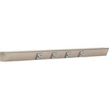 Task Lighting APT24-4G-P-SN satin nickel angle power strip