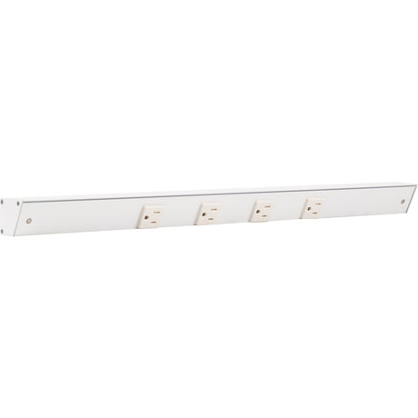 Task Lighting APT24-4W-P-WT white angle power strip