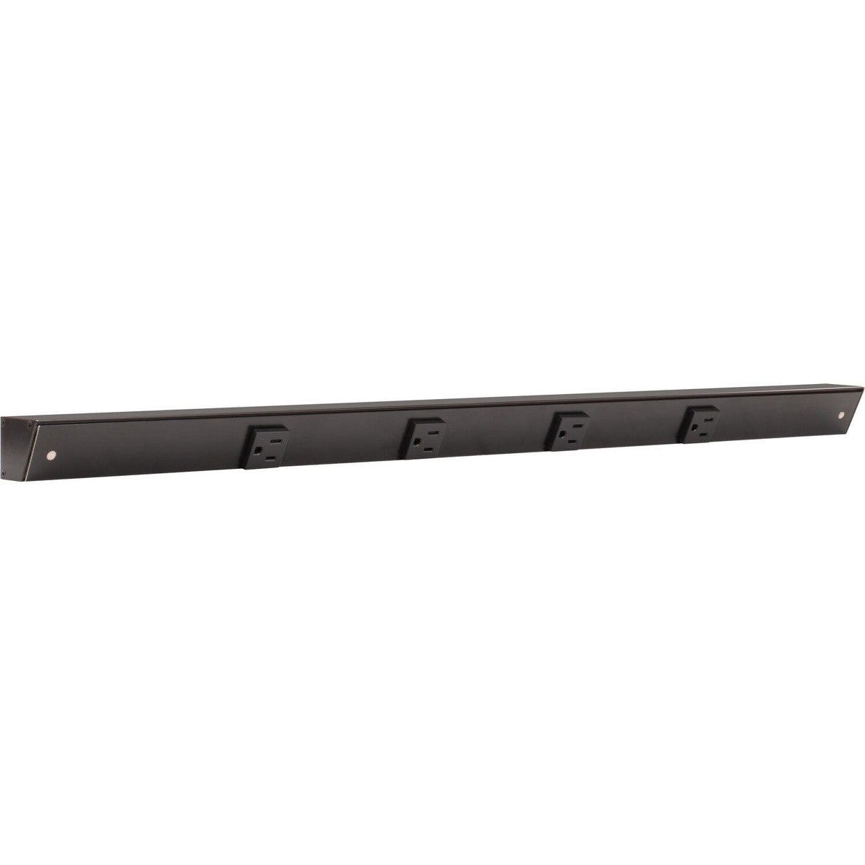 Task Lighting APT30-4B-P-BK black angle power strip