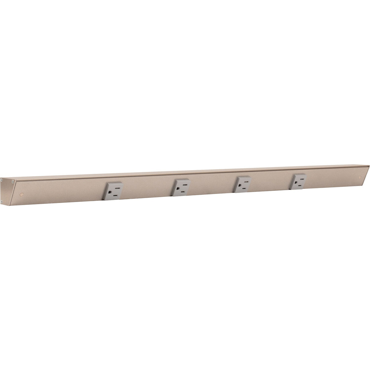 Task Lighting APT30-4G-P-SN satin nickel angle power strip
