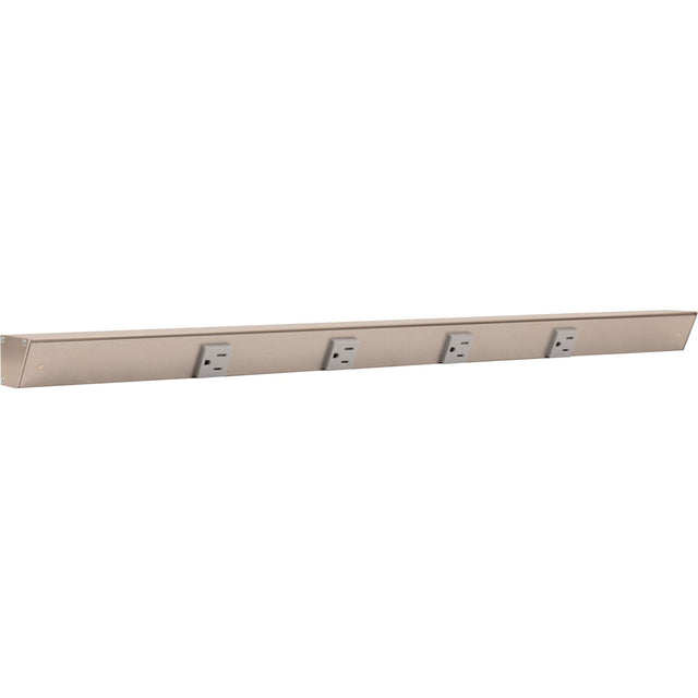 Task Lighting APT30-4G-P-SN satin nickel angle power strip