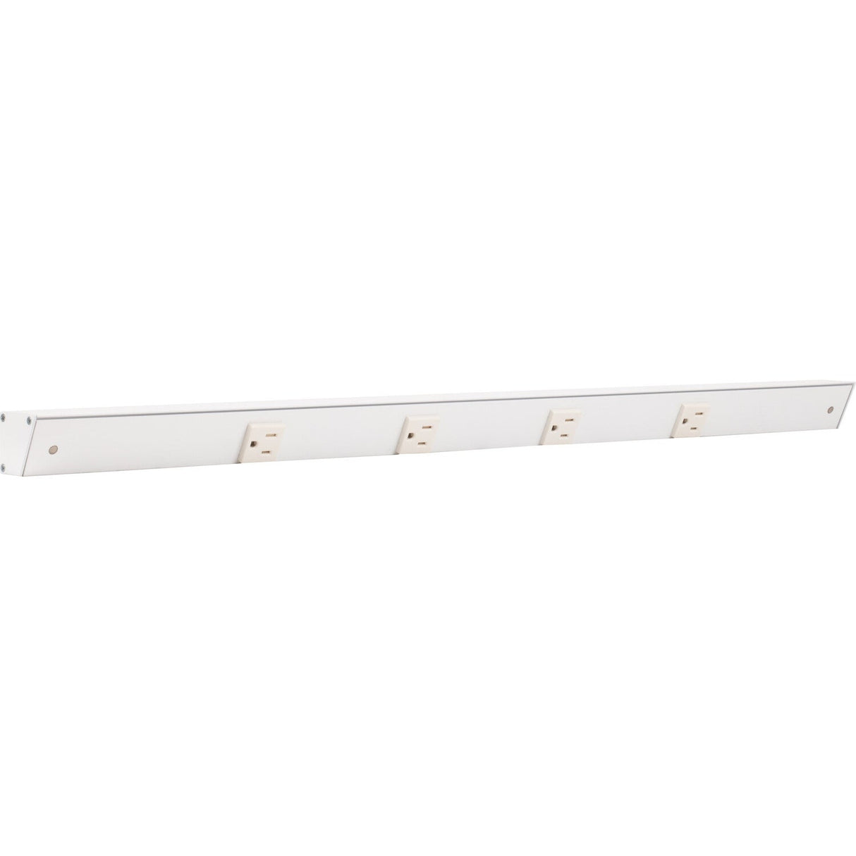 Task Lighting APT30-4W-P-WT white angle power strip