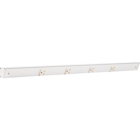Task Lighting APT30-4W-P-WT white angle power strip