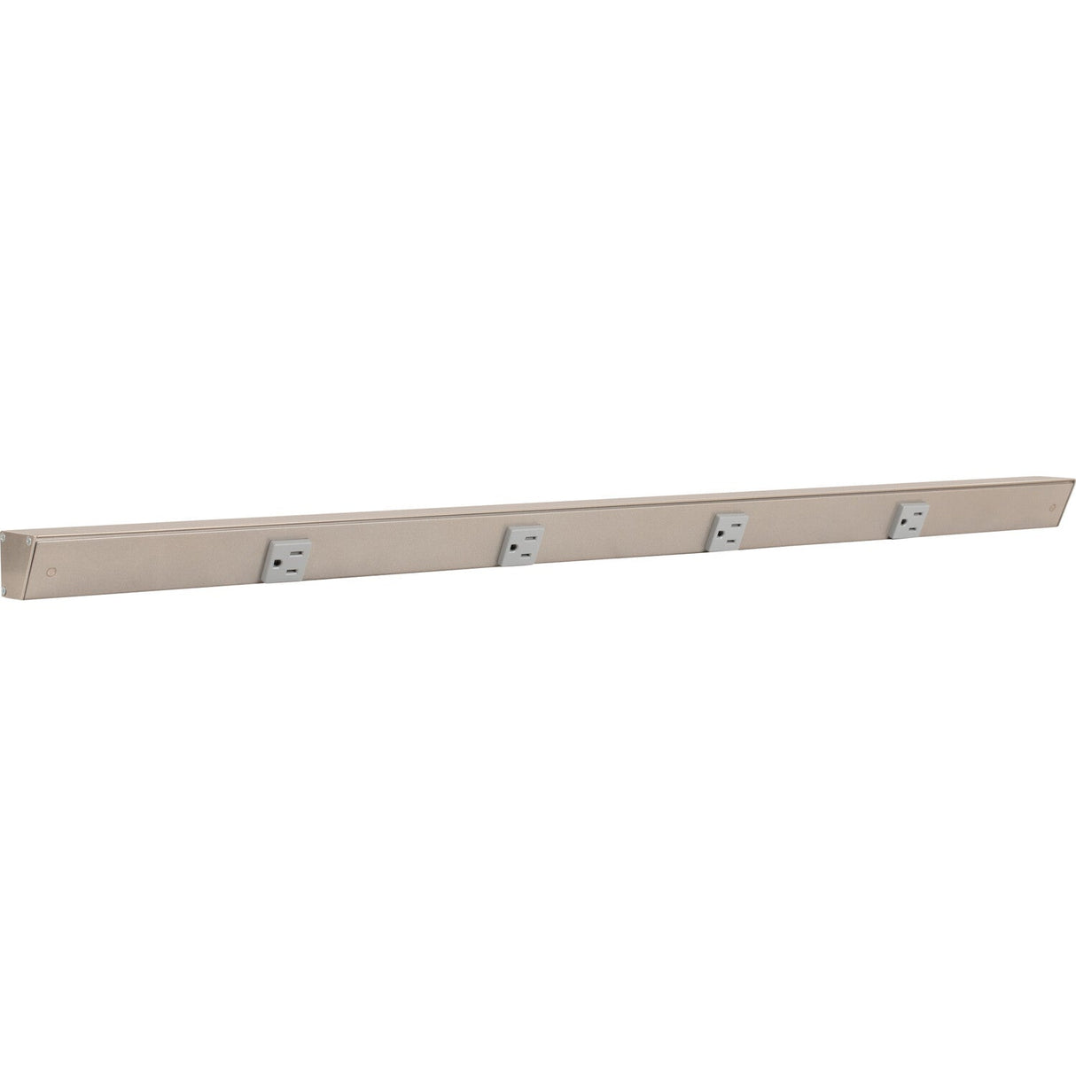 Task Lighting APT36-4G-P-SN satin nickel angle power strip