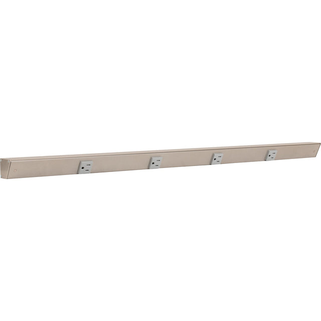 Task Lighting APT36-4G-P-SN satin nickel angle power strip