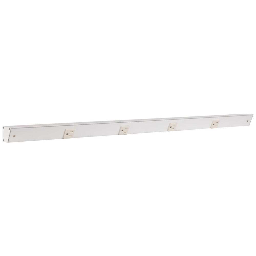 Task Lighting APT36-4W-P-WT white angle power strip