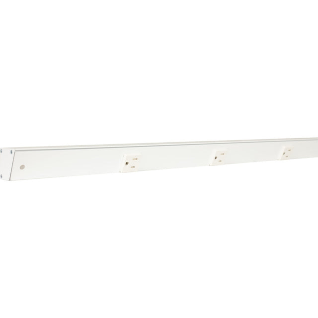 Task Lighting APT48-5W-P-WT white angle power strip