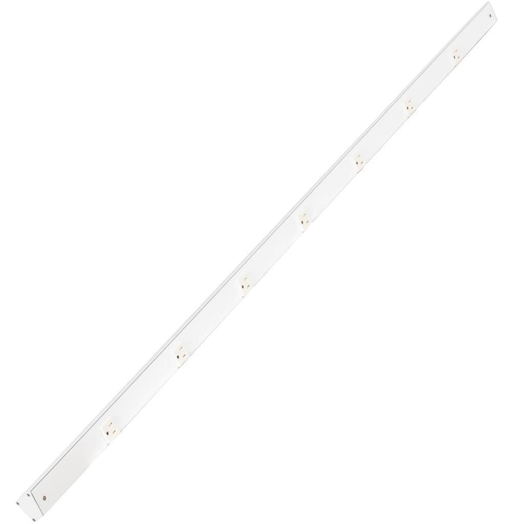 Task Lighting APT60-7W-P-WT white angle power strip