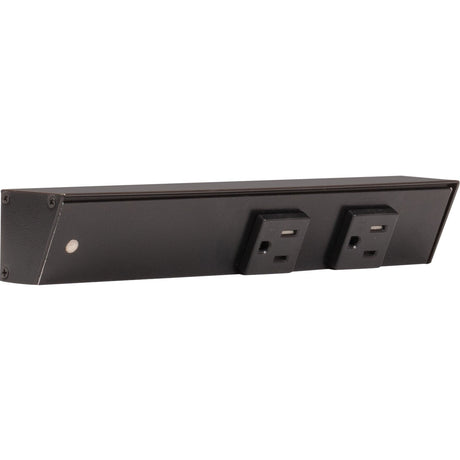 Task Lighting APT9-2B-P-BK-L black angle power strip