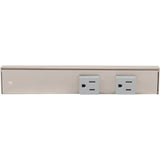 Task Lighting APT9-2G-P-SN-L angle power strip