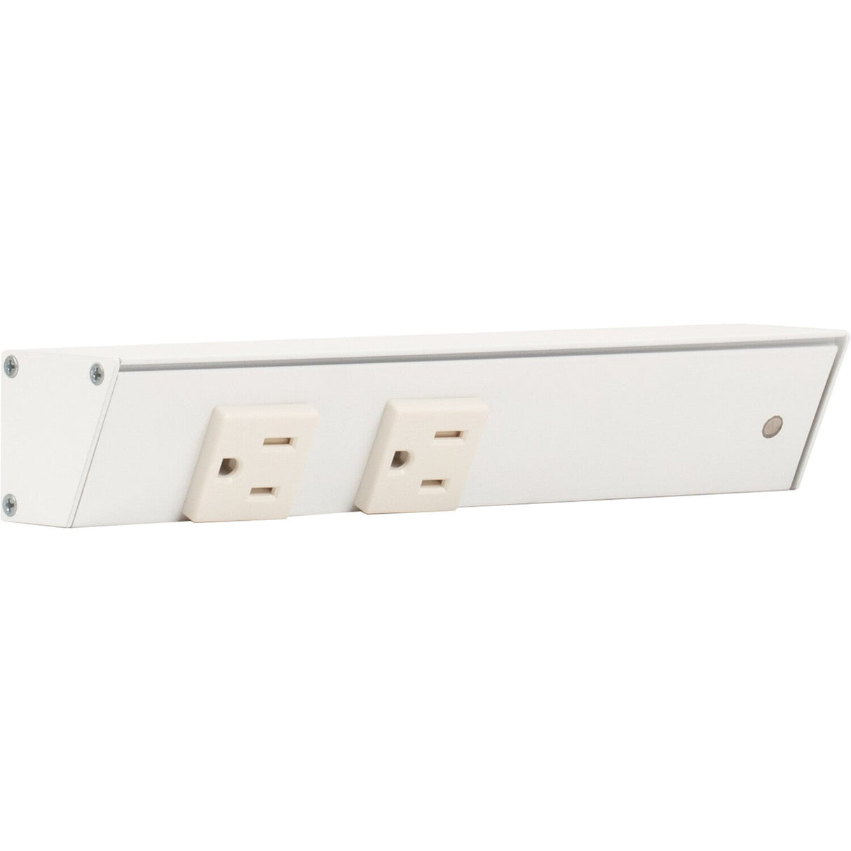 Task Lighting APT9-2W-P-WT-R white angle power strip