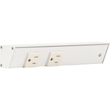 Task Lighting APT9-2W-P-WT-R white angle power strip