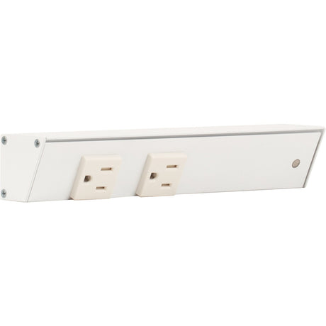 Task Lighting APT9-2W-P-WT-R white angle power strip