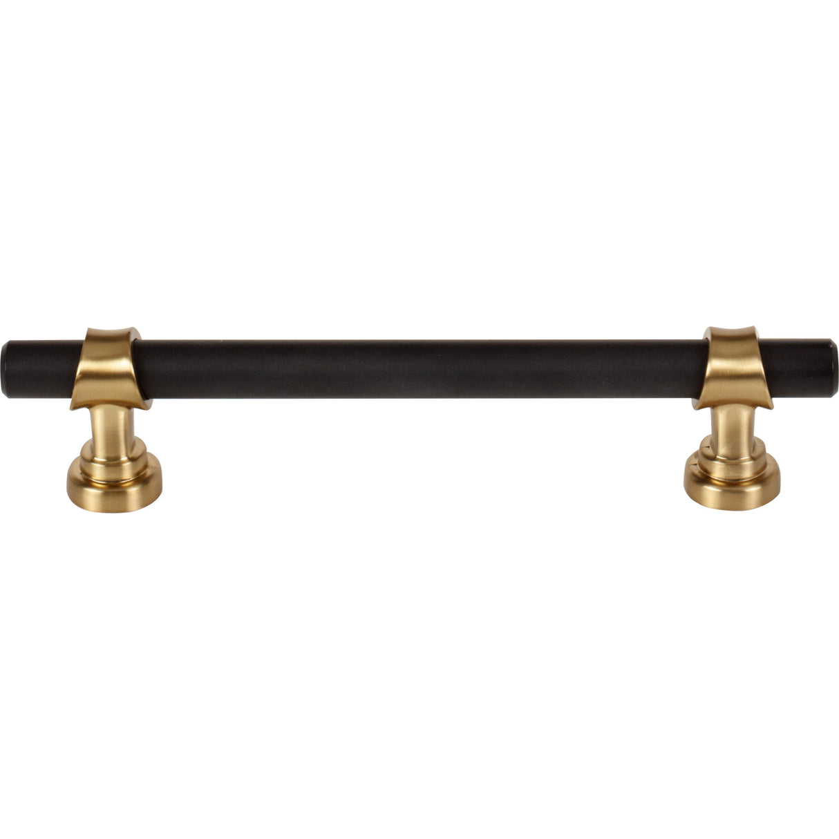 Top Knobs M2716 Bit 5 1/16" Center to Center Bar Pull Flat Black and Honey Bronze