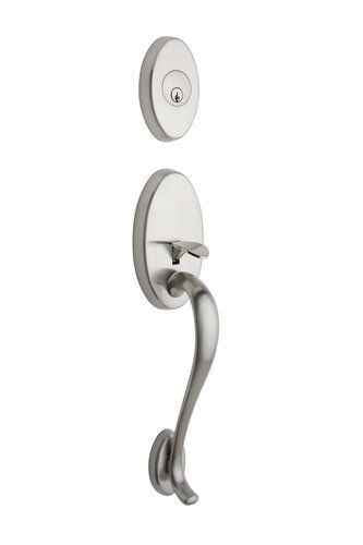 Copper Creek AT4610SS satin stainless single cylinder handleset