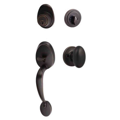 Sure-Loc AT507-AR 11P vintage bronze single cylinder handleset