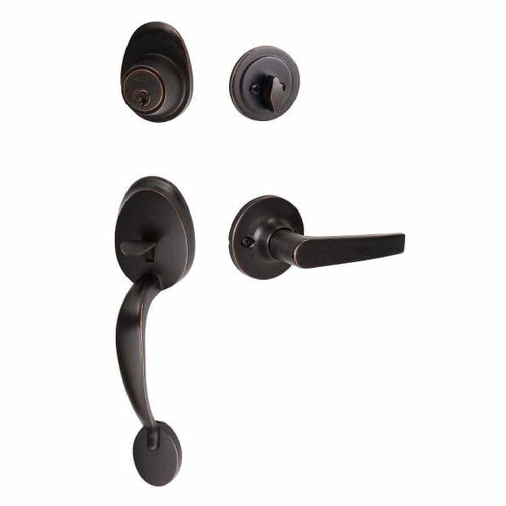 Sure-Loc AT507-CD 11P vintage bronze single cylinder handleset