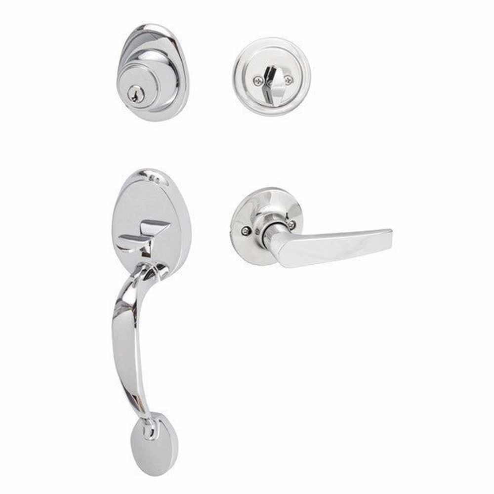 Sure-Loc AT507-CD 26 polished chrome single cylinder handleset