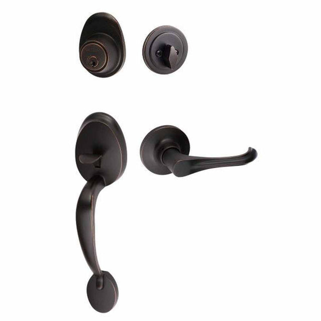 Sure-Loc AT507-HA 11P vintage bronze single cylinder handleset
