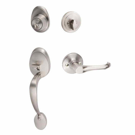 Sure-Loc AT507-HA 15 satin nickel single cylinder handleset