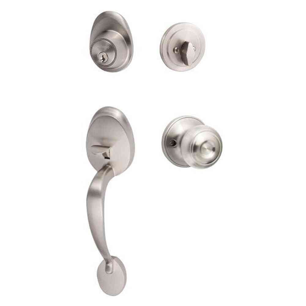 Sure-Loc AT507-JN 15 satin nickel single cylinder handleset
